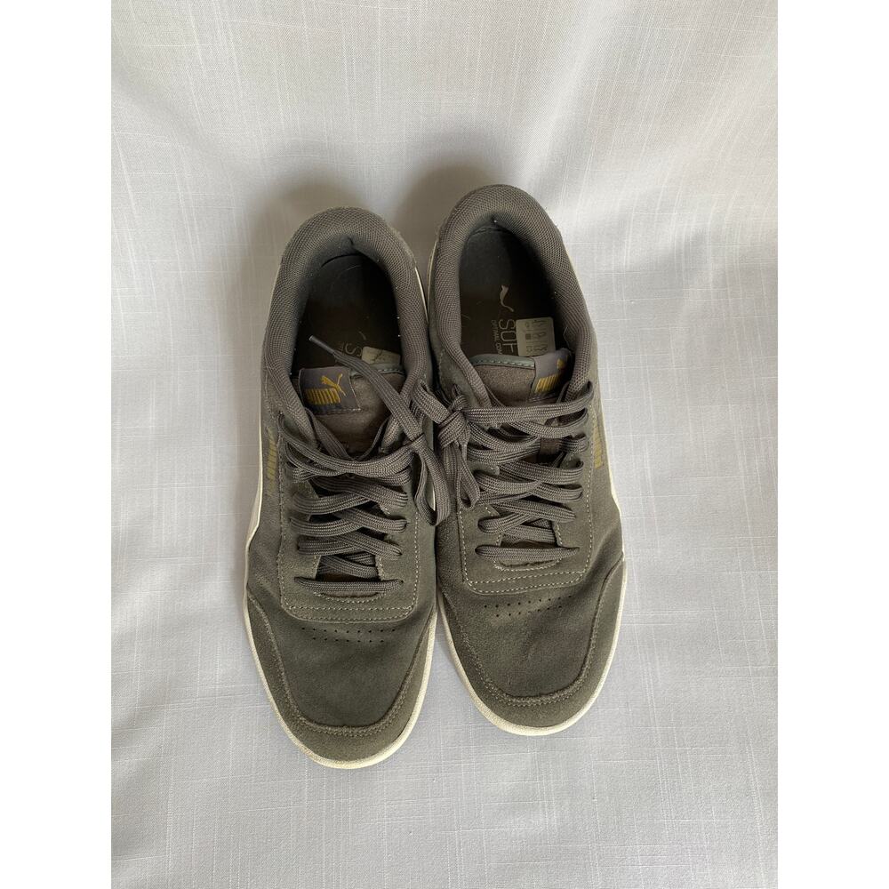 Puma Gray Running Shoes, Trainers, Sneakers US Mens 11.5 EUR 45 Gray Suede